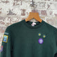 1970s Green Scout Badged Knitted Jumper