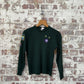 1970s Green Scout Badged Knitted Jumper