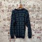 1980s Green Patterned Knitted Jumper