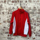 1980s Red Zip Up Track Top