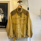 1960s Mustard Yellow Italian Hunting Work Style Jacket Coat