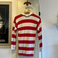 1960s Striped British Harlbro Rugby Jumper