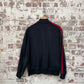 Vintage 1990s Black Polo Sport Ralph Lauren Button Up Sweatshirt Jumper