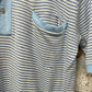 Vintage 1960s Striped British Leisure Shirt Top