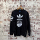 Black Adidas Print Sweatshirt