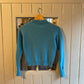 1960s 100% Cashmere Sky Blue Knitted Jumper