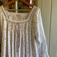 Vintage 90s White Floral Summer Dress