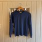 Vintage 60s/70s Navy Bri Nylon British Cardigan Jumper