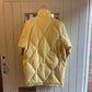 1980s Yellow Cotton Down Filled Puffer Coat