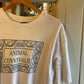 1990s White Past Times Animal Convivalis Graphic T-shirts