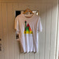 1990s White Statue of Liberty Graphic T-shirt