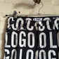 1990s Moschino Print 'Logo' Trousers
