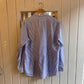 1980s Blue and White Long Sleeved St Michaels Striped Shirt