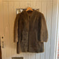 Vintage 30s/40s Brown Fur British Teddy Coat