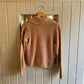 70s 80s Beige British Cable Knitted Cardigan Jumper