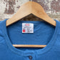 Vintage 1970s 1980s Blue Button T-Shirt