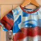 1970s Blue Eyes Rose Graphic T-Shirt