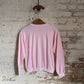 1980s Light Pink Blank Sweatshirt Jumper