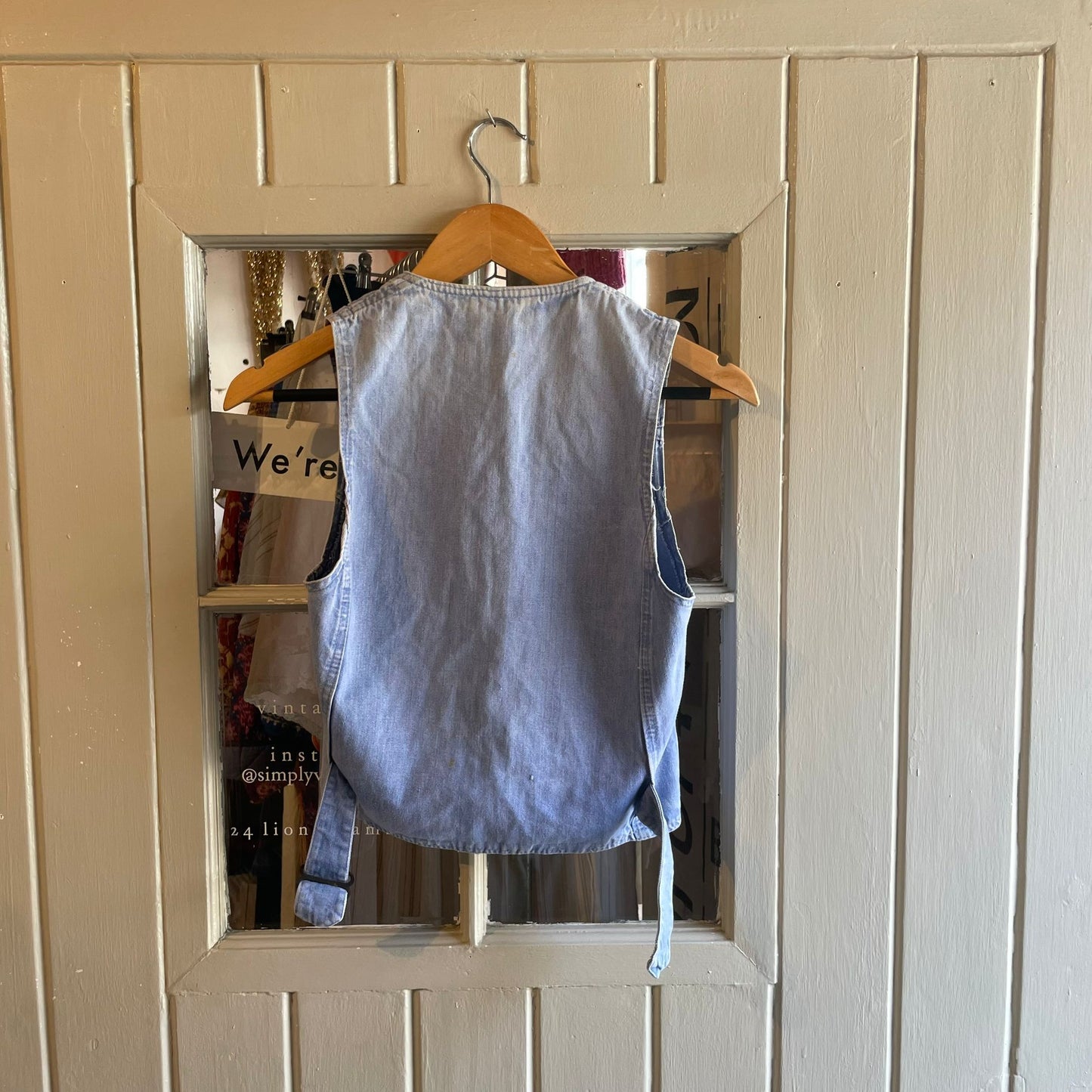Vintage 70s/80s Denim Waistcoat Top