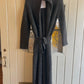 2000s Y2k Grey Knitted Episode Long Dress Jacket