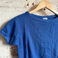 1960s Blue Short Sleeve Sweatshirt T-Shirt