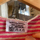 1970s Pink Striped Knitted T-Shirt Top