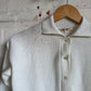 1950s White Knitted Button up Cardigan Jumper