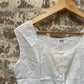 Vintage 1950s 1960s White British Blouse Top