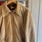 1960s 1970s Beige Corduroy Zip up Hunting Jacket