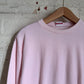 1980s Light Pink Blank Sweatshirt Jumper