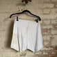 1950s British Unusual White Cotton Shorts