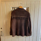 1960s Dark Brown Suede Leather Tassel Western Jacket