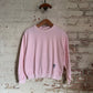 1980s Light Pink Blank Sweatshirt Jumper