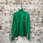 Vintage 1980s 1990s Green Asics tape Logo Track Top Jacket