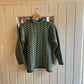Vintage 70s/80s Green Wool British Patterned Knitted Jumper