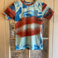 1970s Blue Eyes Rose Graphic T-Shirt