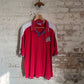 1990s Red Mickey Mouse Disney Polo Shirt Top