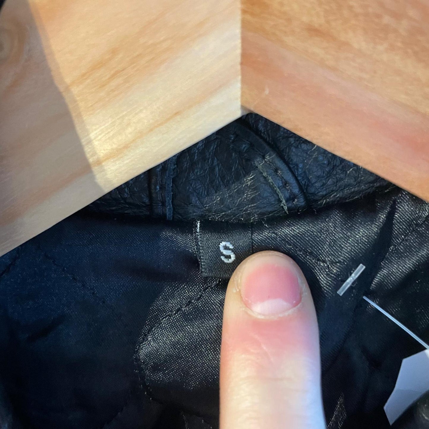 Vintage 1990s Black Leather Jacket