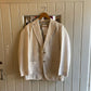 Vintage 70s/80s Cream John Peck Suit Blazer Jacket