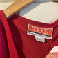 1970s Red Roots Dress