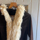 1970s Brown Suede Leather Afghan Long Coat