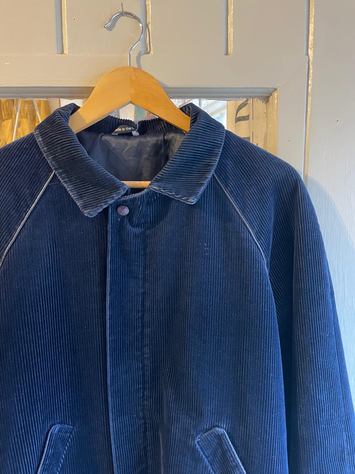 1980s Navy St Michaels Corduroy Bomber Jacket