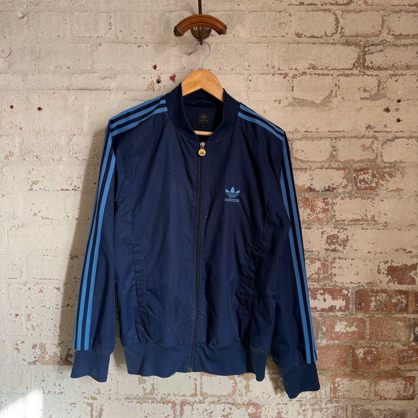 1990s Navy Adidas Tracksuit Top