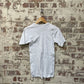 Vintage 1970s 1980s White Blank Ringer T-Shirt