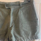 1960s Green Dutch Military Khaki Drill Shorts