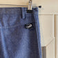 1970s Grey Flared Zip Pocket Trousers