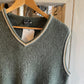 1970s Dark Green Knitted Tank Top Sweater Vest
