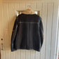 1970s Dark Brown Sheepskin Lined Zip Up Flight Jacket