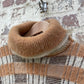 Vintage 1970s 1980s Beige Knitted Roll Neck Scottish Jumper