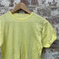 Vintage 1970s 1980s Yellow Blank T-Shirt Top